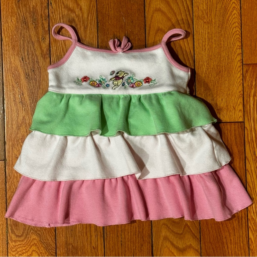 NOT FOR SALE Winnie the Pooh Disney Baby ruffle tank dress 18 months girl